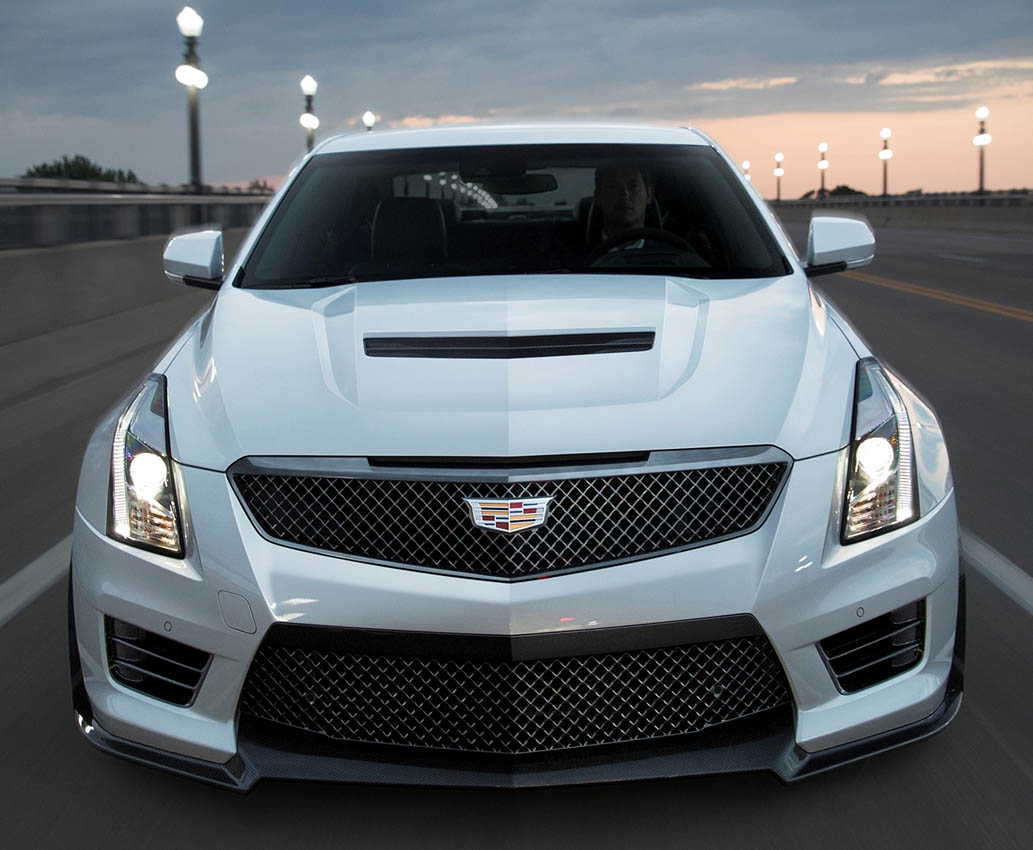 2017 Cadillac ATS-V Sedan with available Carbon Black sport pack