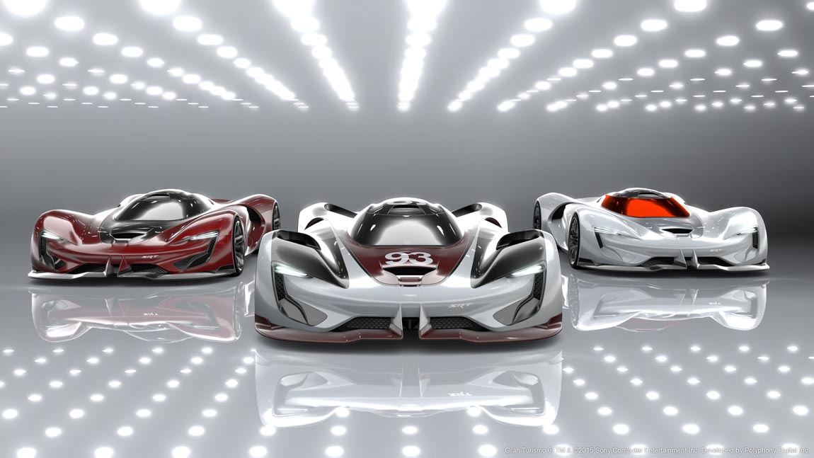 The SRT Tomahawk Vision Gran Turismo is available in three power