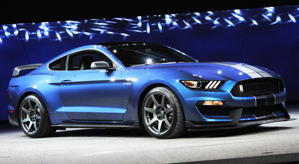 The all-new Shelby GT350R Mustang was introduced to journalists