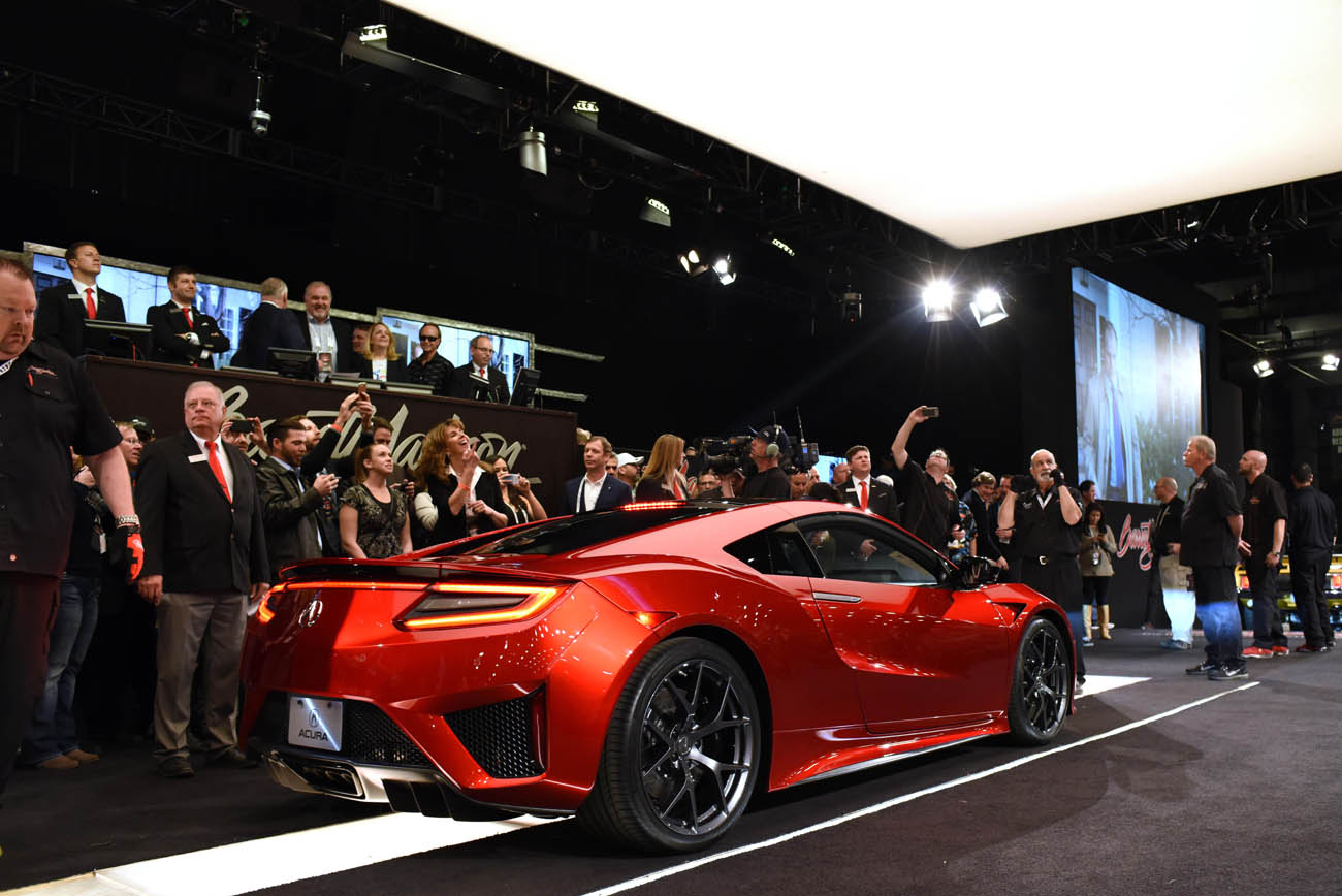First 2017 Acura NSX Scores Record Auction Price of .2 Million a