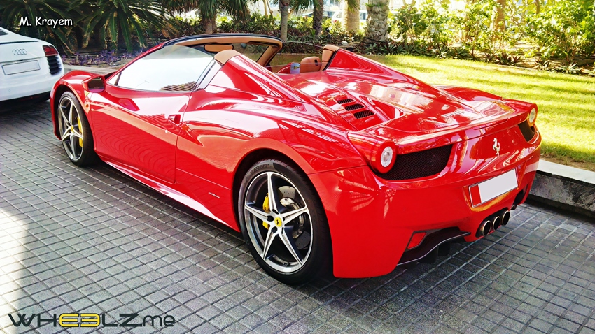 Ferrari 458 italia Spyder 5
