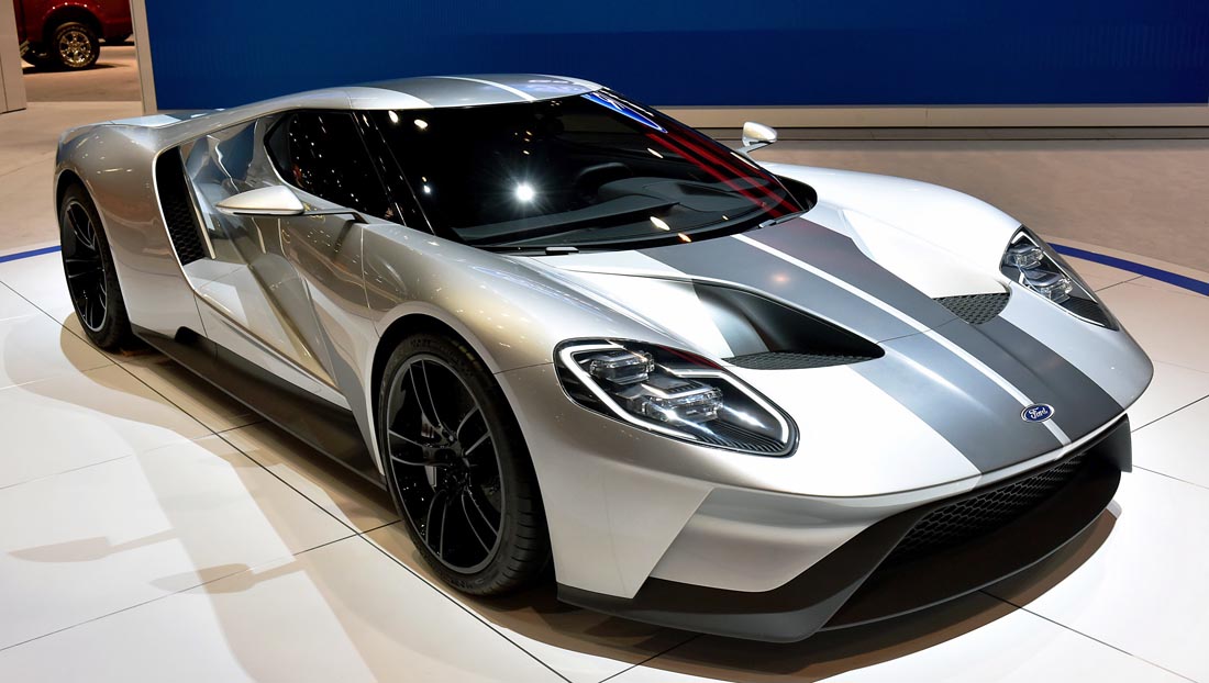 The all-new Ford GT supercar at Chicago