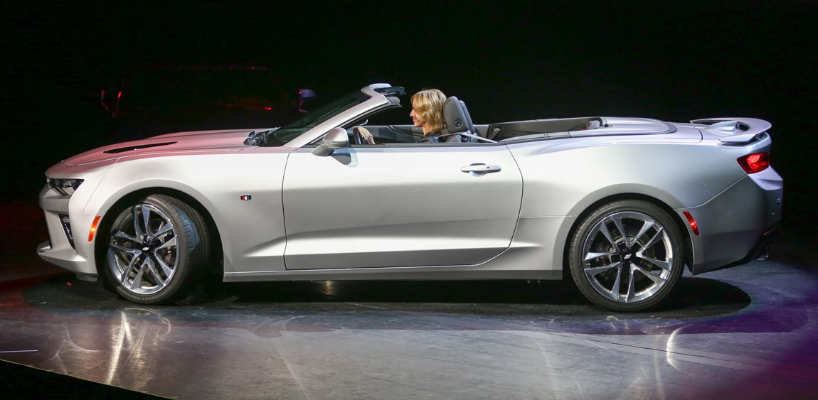 Chevrolet Lifts Lid On 2016 Camaro Convertible