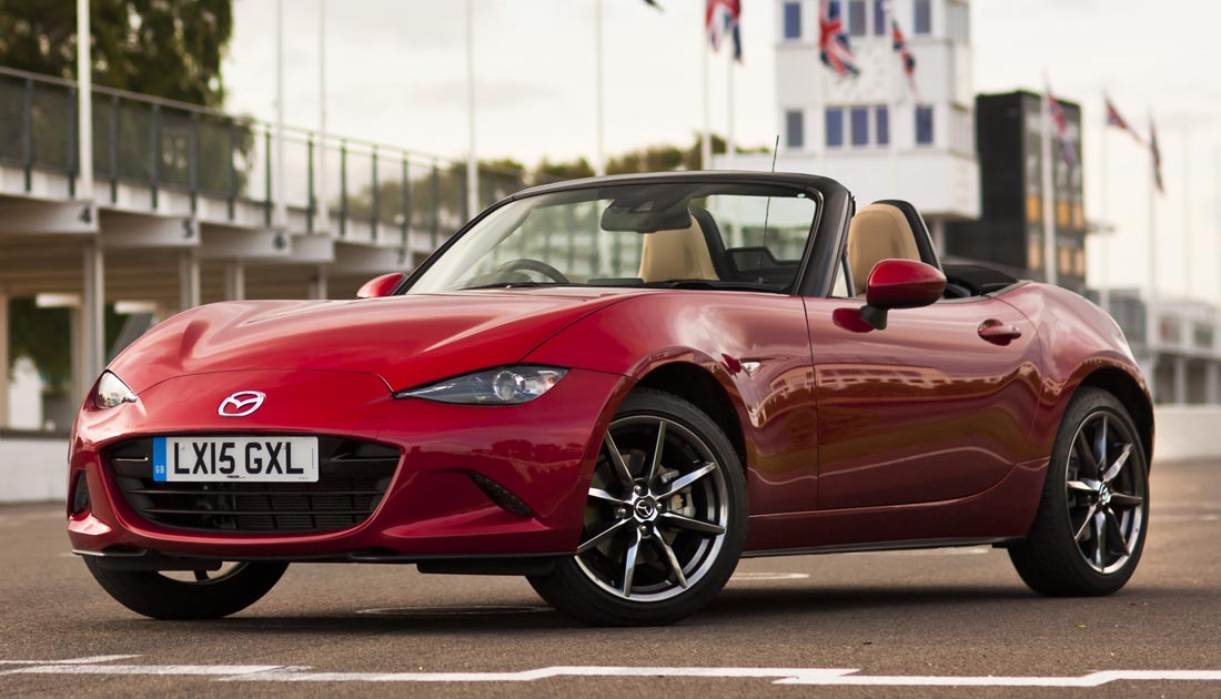 Mazda MX5 At Goodwood. 21st - 22nd June 2015. Photo: Drew Gibson