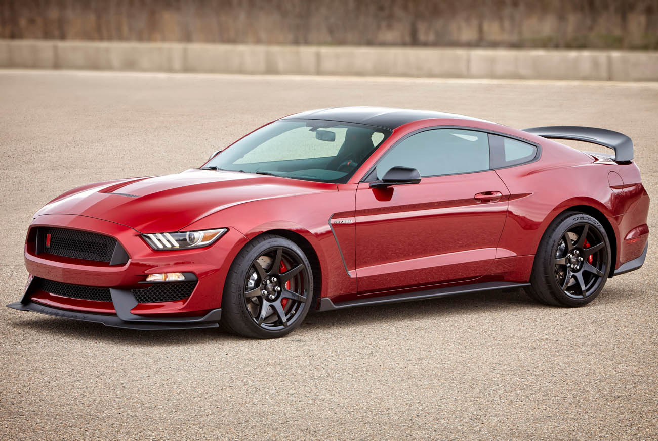 2017 Ford Shelby GT350R in Ruby Red Metallic