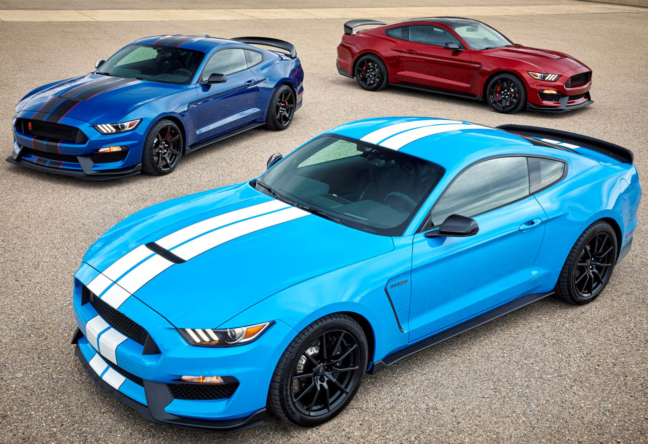 2017 Ford Shelby GT350 & GT350R in new colors