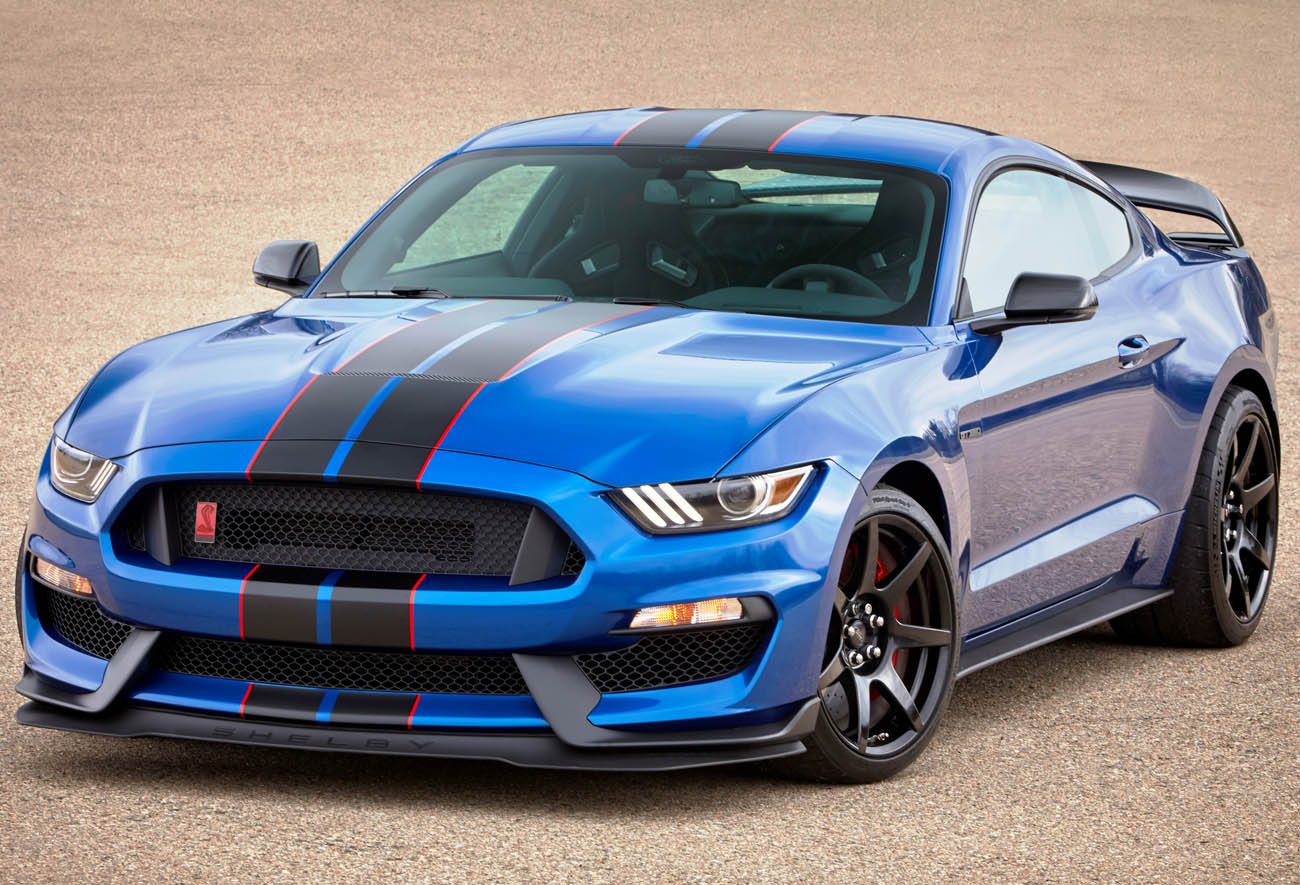 2017 Ford Shelby GT350R in Lightning Blue