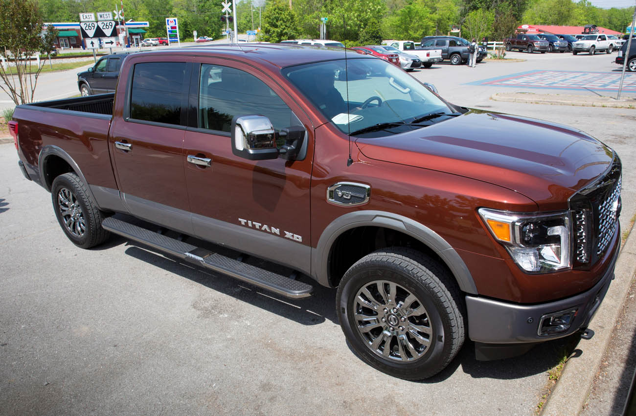 2016 Nissan TITAN XD equipped with the 5.6L Endurance V8