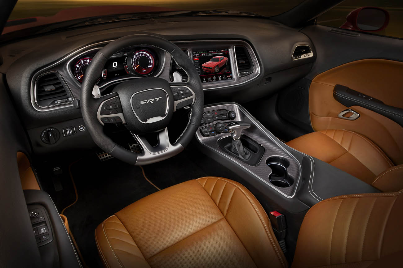 2016 Dodge Challenger SRT Hellcat - Sepia Laguna leather