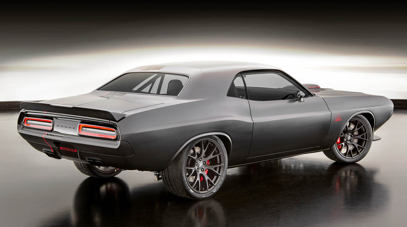 The Dodge Shakedown Challenger weaves together design cues from