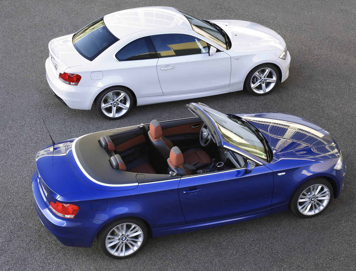 The BMW 135i Convertible and BMW 135i Coupe for the first time w