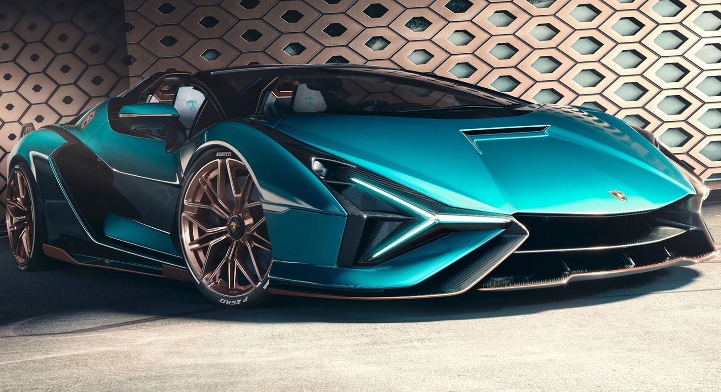 Lamborghini Sian Roadster 2021 – Supercar with Future Technology Under Open Sky