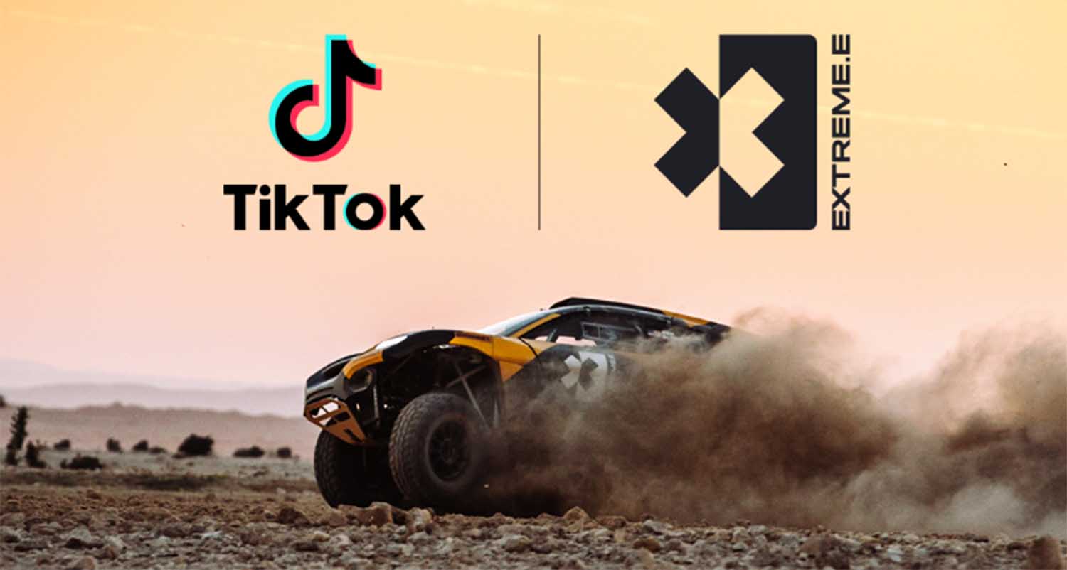 تيك توك تتعاون مع سلسلة سباقات السيارات إكستريم إي لزيادة الوعي بتغير المناخ