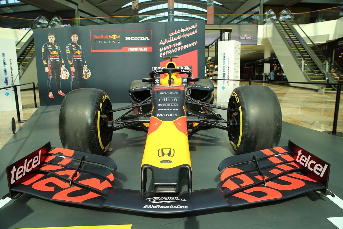 Red Bull Racing Honda F1 Show Car Comes To UAE
