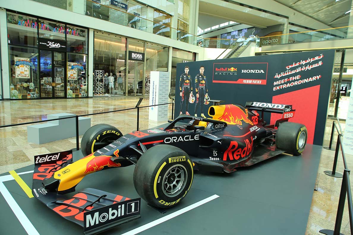 سيارة ريدبُل هوندا 2021 المشاركة في بطولة العالم للفورمولا وان 2021 تٌعرض الآن في الامارات