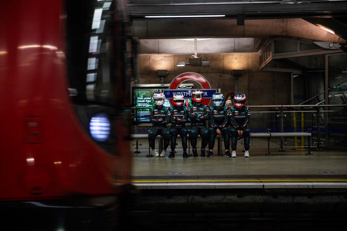 Jaguar Racing ‘Clones’ Takeover Iconic London Underground Ahead Of Heineken London E-Prix