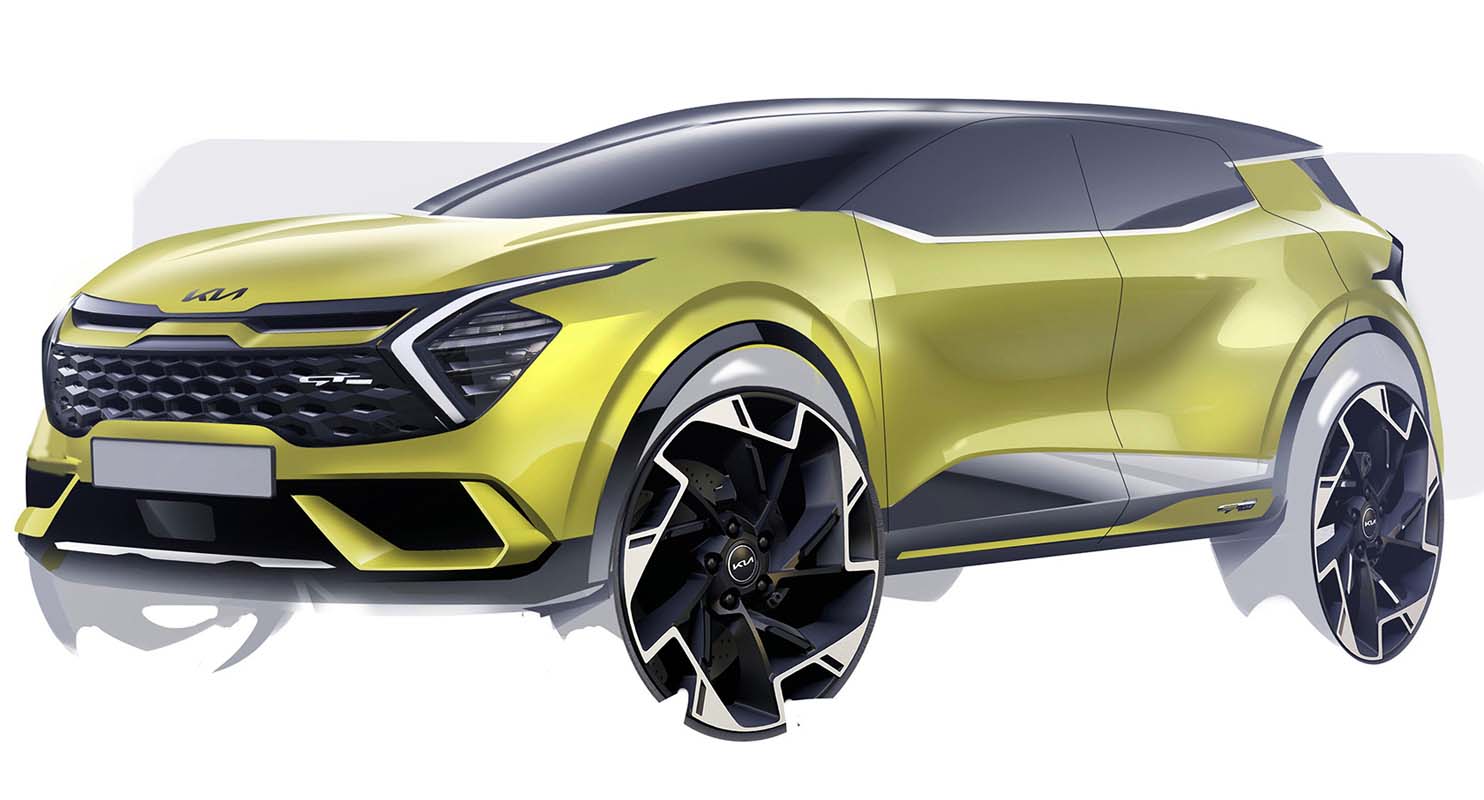 The All-New Kia Sportage Euro-Specs First Sketches
