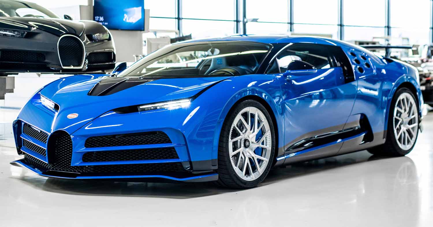 Bugatti Centodieci Fabricca Blu